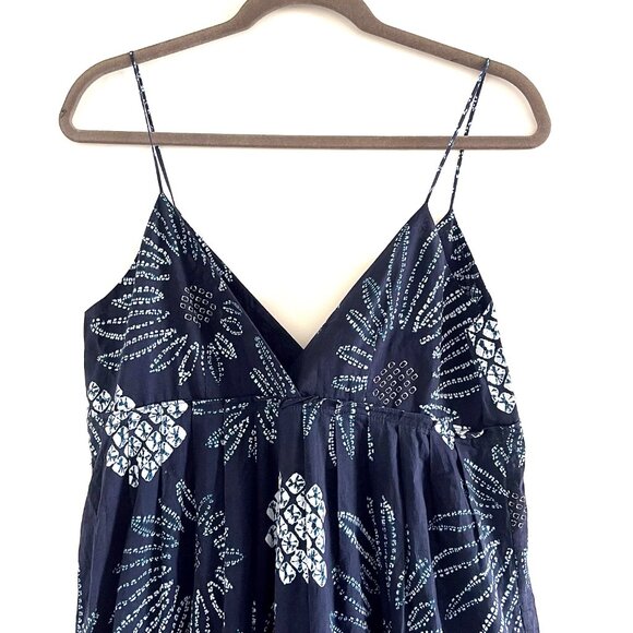 New Figue Julianne Maxi Dress in Daisy Midnight Navy Size S - Picture 5 of 11